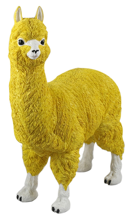 Resin Yellow Alpaca - Click Image to Close